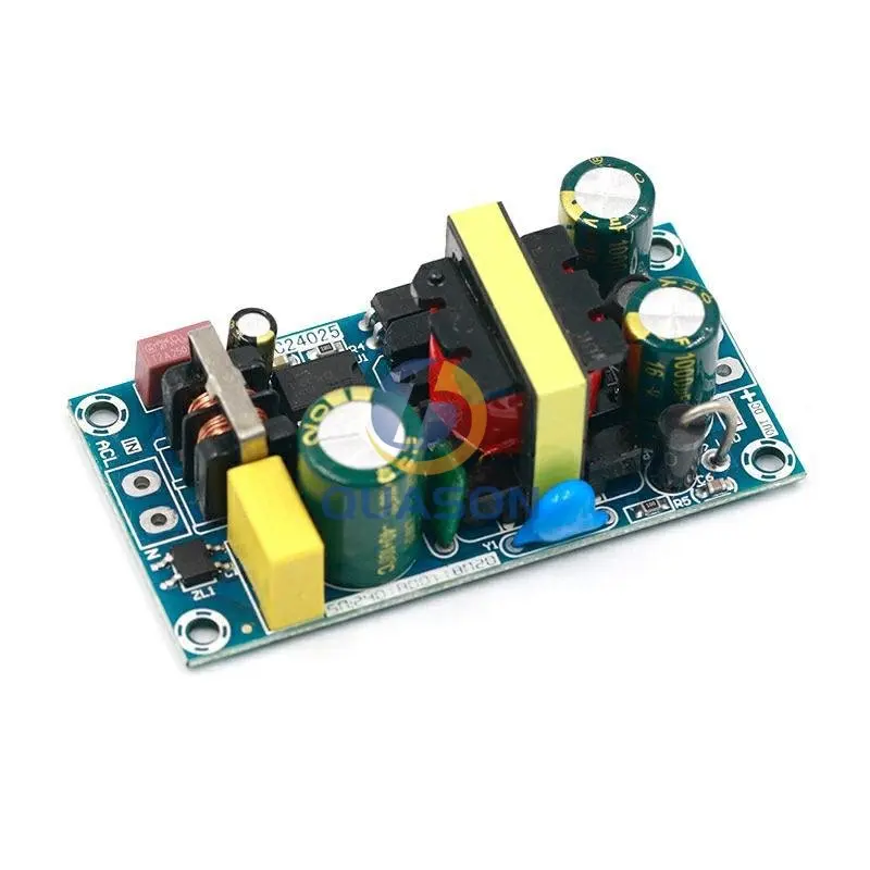 AC-DC 12V2A 24W Switching Power Supply Module Bare Circuit 100-265V to 12V 2A Board for Replace/Repair 24V1A