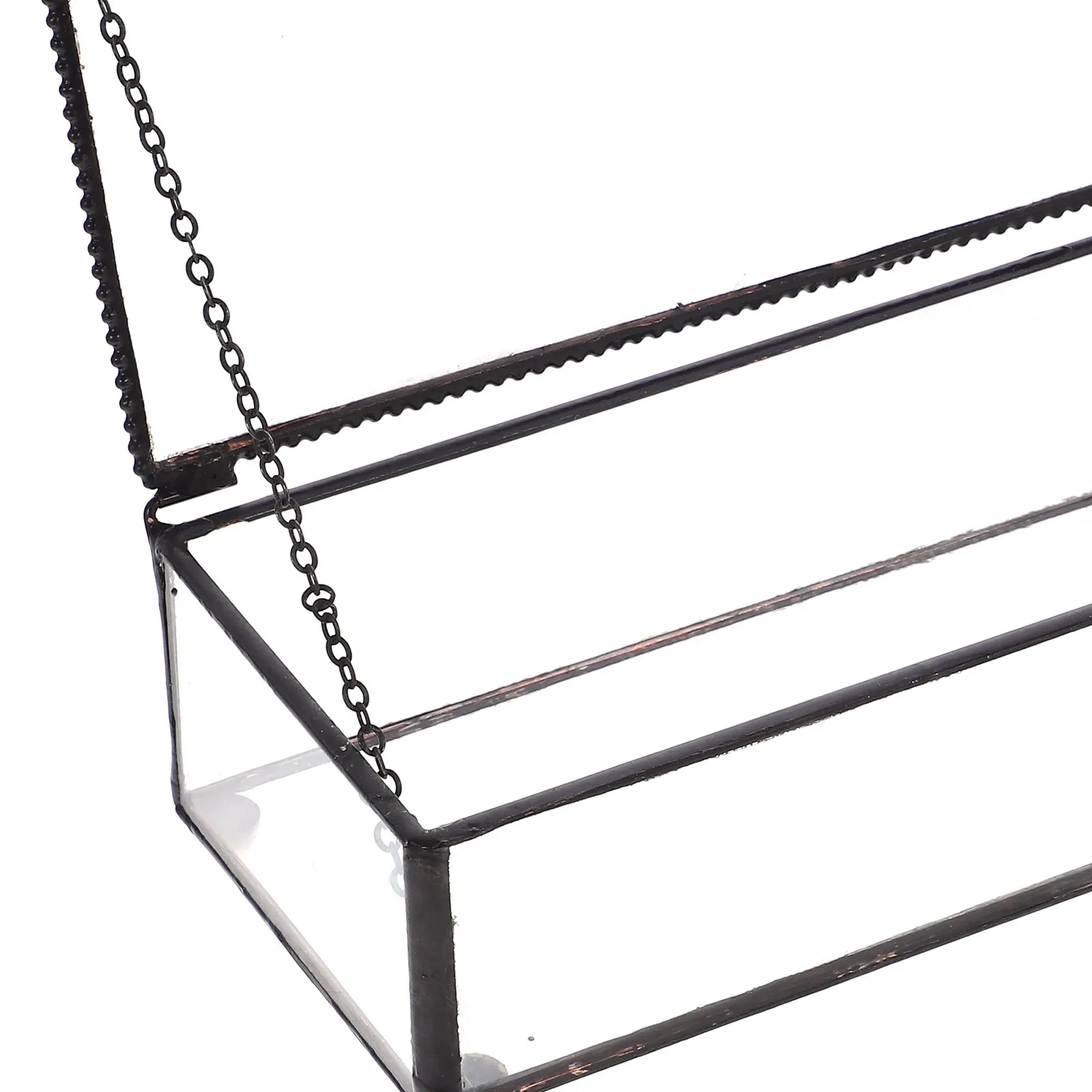 

Glass Jewelry Trinket Box Vintage Style Storage Display Case for Necklaces Earrings Watches Home Decor Gift Boxes Lidded