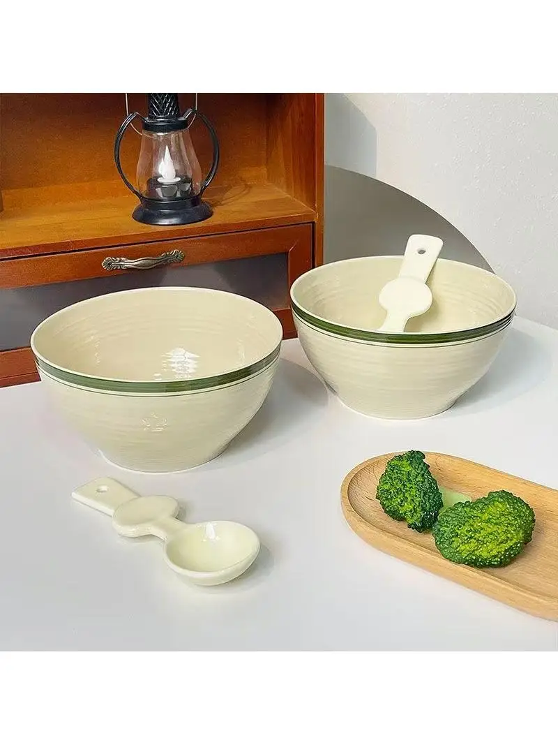 

Новая миска премиум-класса Thi Cerc, устойчивая к высоким температурам миска для риса Ele Design, миска для супа для личного использования, качественная столовая посуда