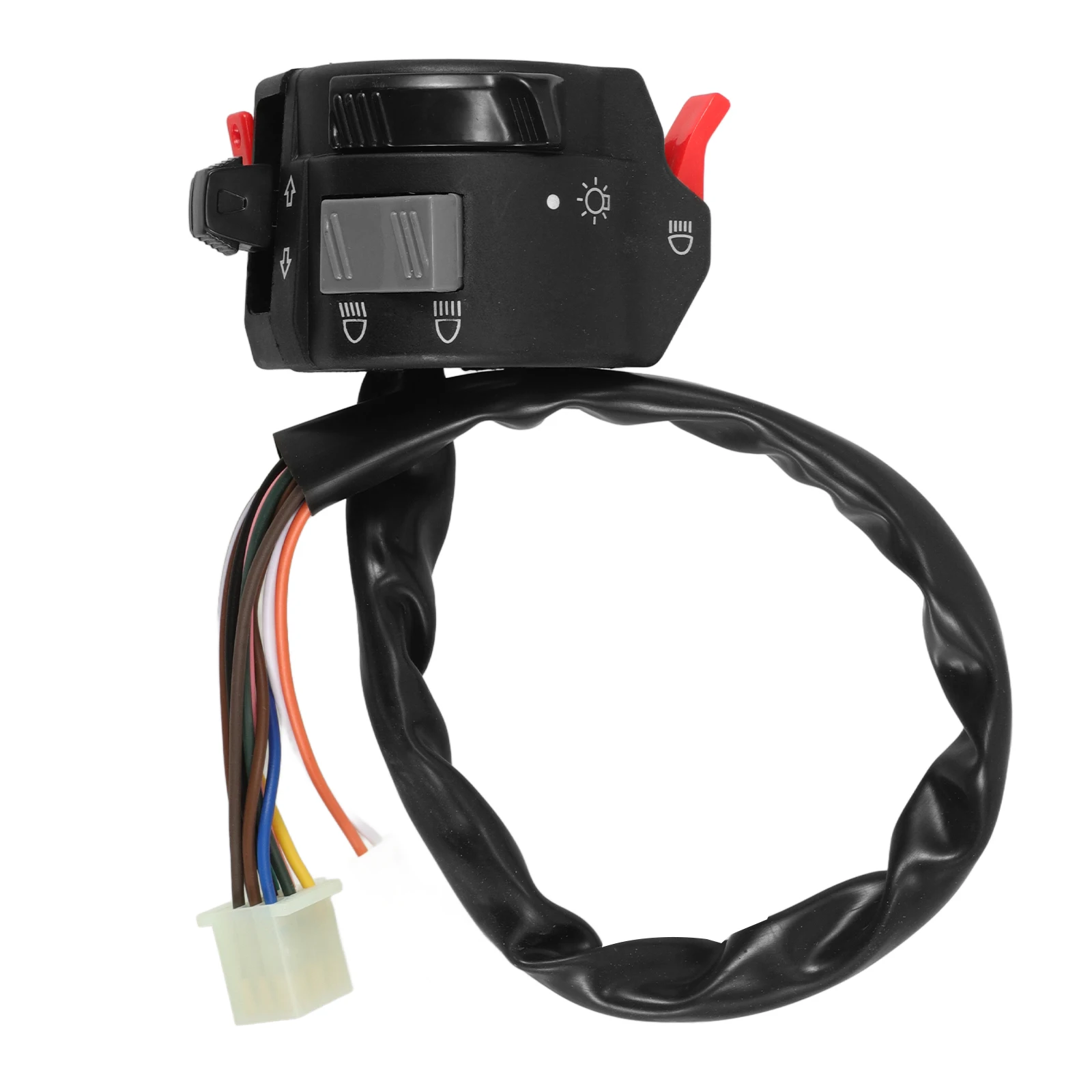 

Motorcycle Switch Bíke Swítch Light Handlebar Horn Controller Headlights Front Turn Signal Cell Phone