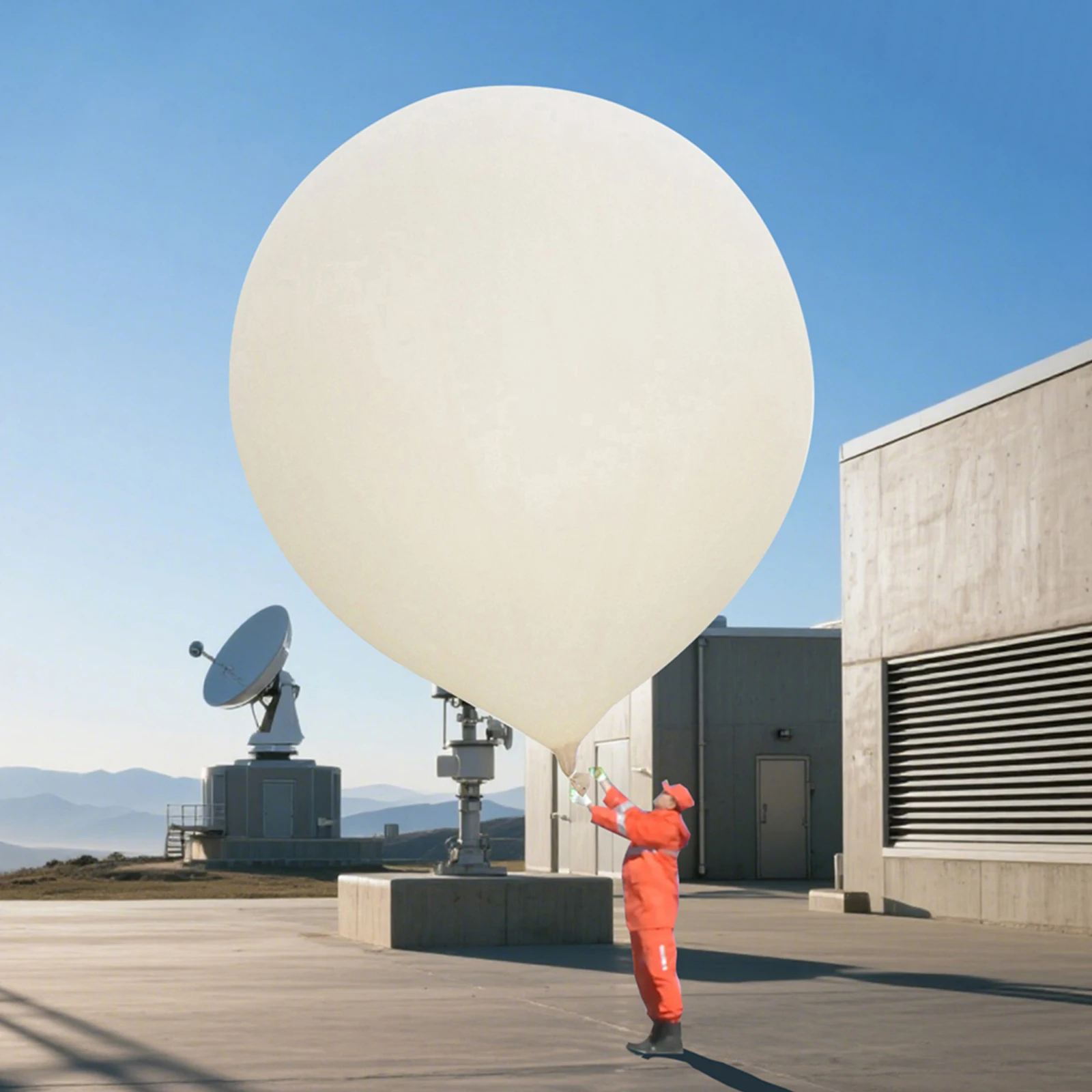 

1000G 334Inch Meteorological Balloon Giant White Latex Weather Balloon For Aerial Video Holiday Party Kids Science Outdoor Event