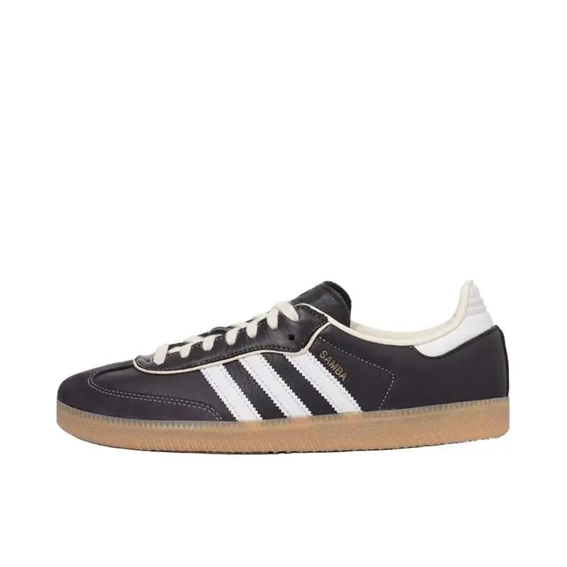 Adidas Originals Samba OG Schwarz-Weiß-Klassiker-Retro-Anti-Rutsch-Verschleiß-Sport-Komfortable Moral-Trainingsschuhe für Herren und Damen