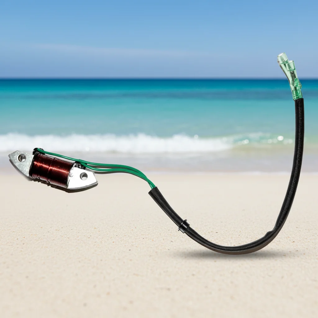 

61N-81313-09 катушка зажигания для двигателя Yamaha C 25HP 30HP 2-тактного, запчасть