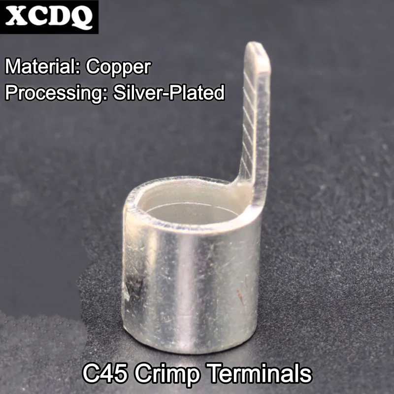 20/50/100pcs Pin End Terminal Crimp Wire Ferrule Copper Silver Plated Cable Connector for C45 MCB Miniature Circuit Breaker