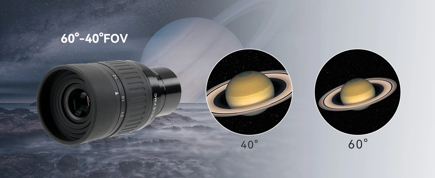 Svbony SV135 1,25" Zoom-Okular 7-21mm Vollständig Mehrfach Beschichtetes Teleskop-Okular für Astronomie Vogelbeobachtung Camping Reisen – Detail 7