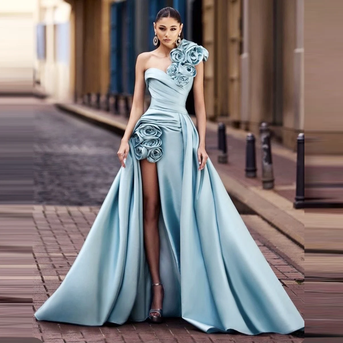 Light Sky Blue Sati…