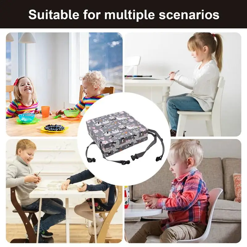 Dining Table Booster Seat Heightening Cushion Adjustable Washable Table Booster Seat Thick Kids Booster Seat Cushion Comfortable