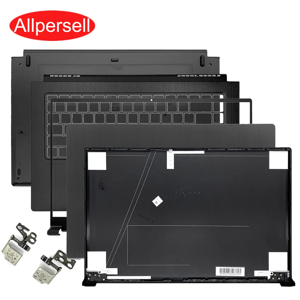 Laptop shell frame for MSI Modern 15 M15 MS-1551 1552 155K top cover bezel palm rest bottom case hinge upper lower cover hinge