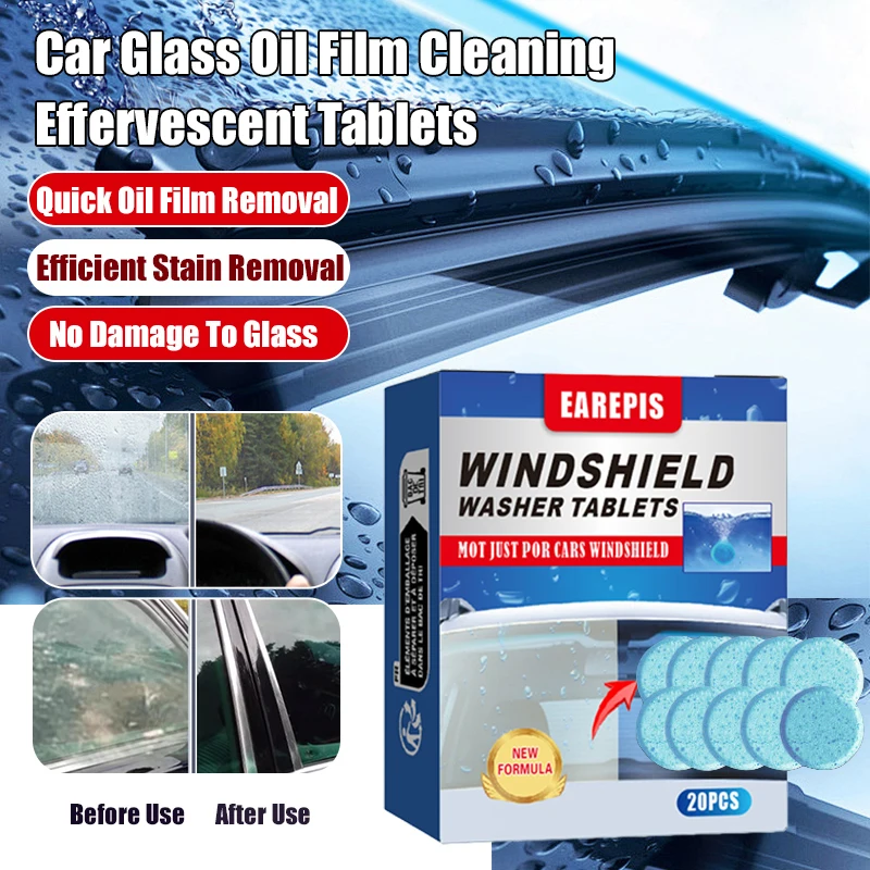 

Экологически чистые и нераздражающие масляные пленки Шипучие таблетки Автоматическая очистка стекла Пена Удаление пятен Без повреждения стекла