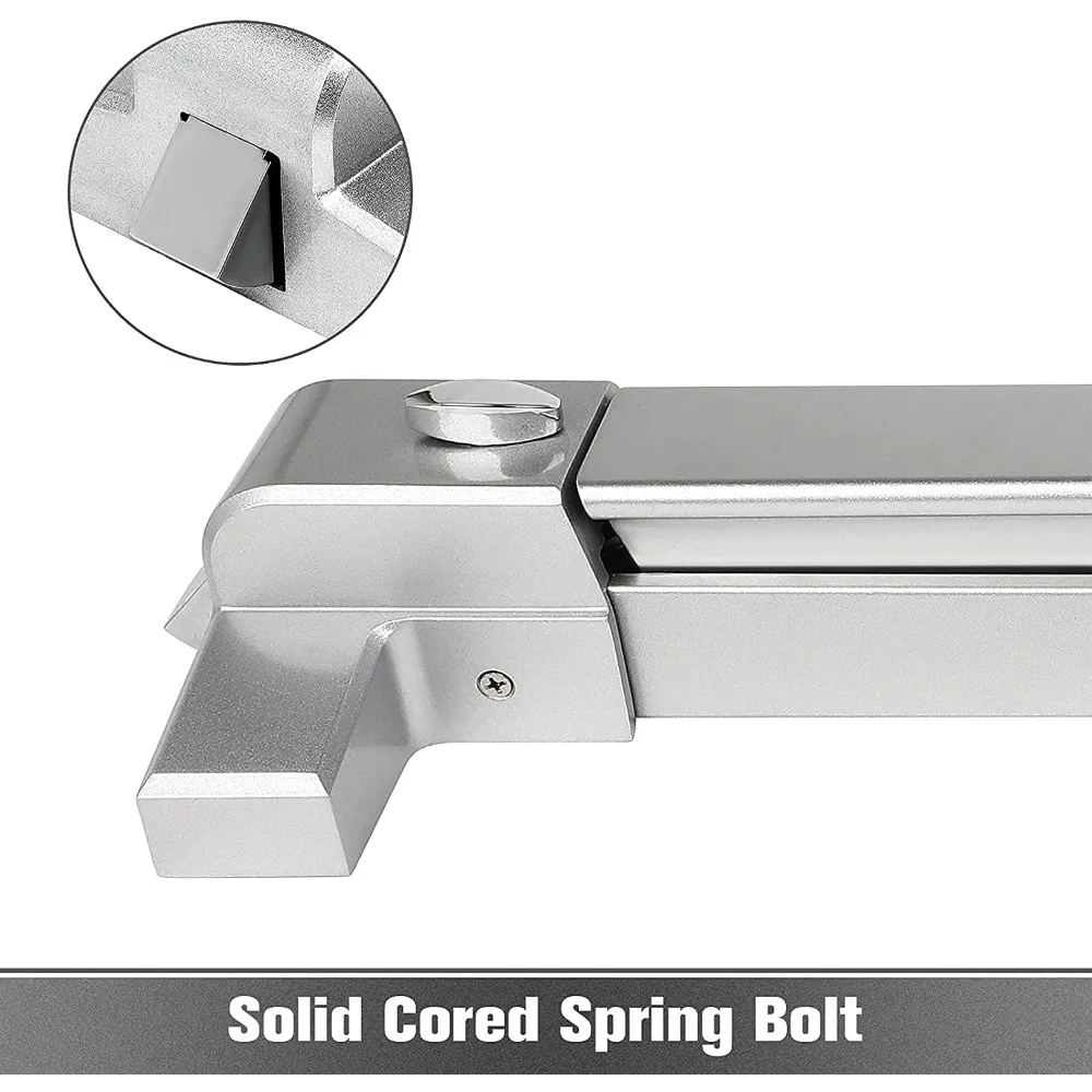 جهاز خروج الذعر من الألومنيوم شريط الذعر في حالات الطوارئ لأجهزة باب الخروج #3