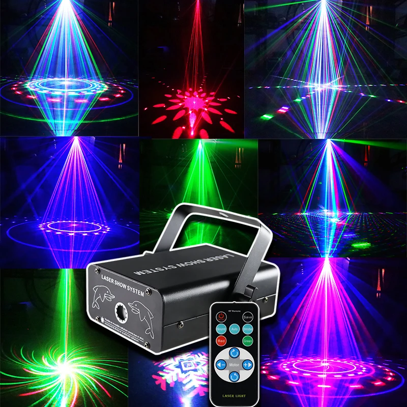 جهاز عرض ليزر جديد لإضاءة مسرح الحفلات بضوء شعاع 90-240 فولت RGB DJ خط ديسكو ماسح ضوئي لأعياد الميلاد والزفاف