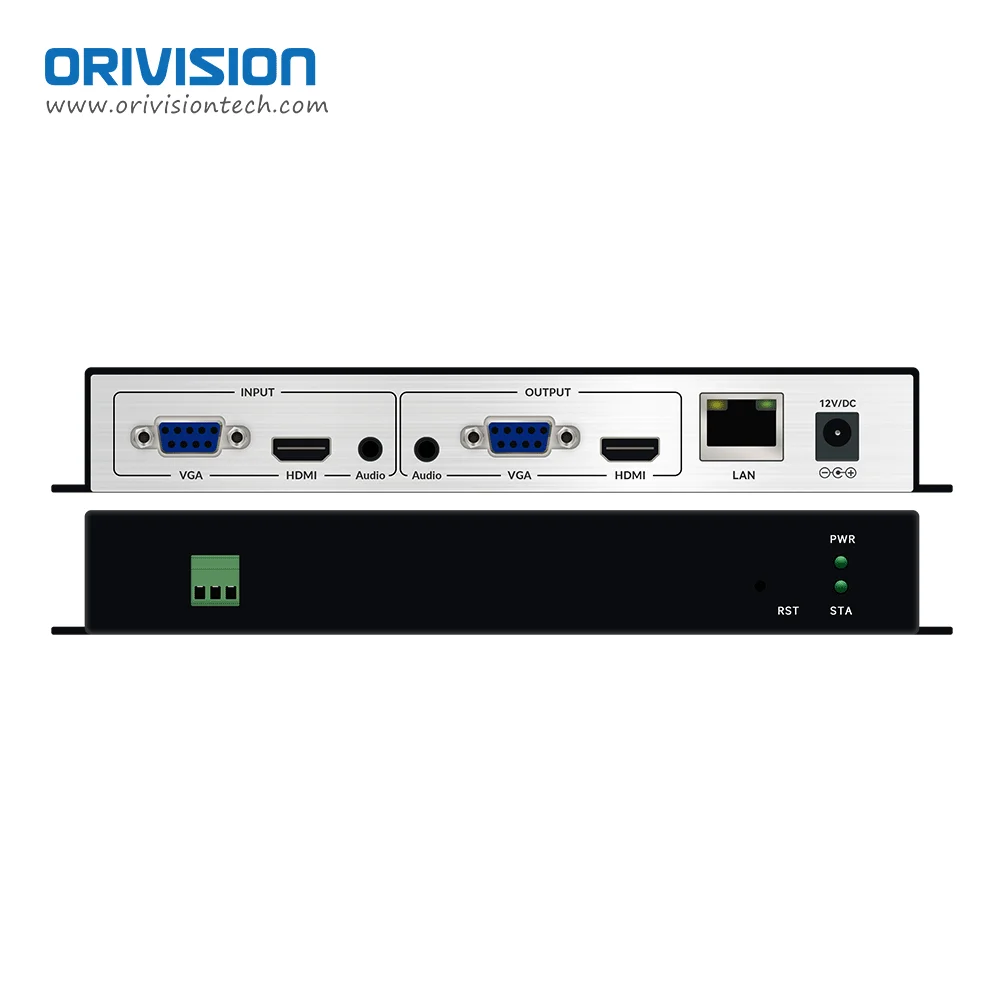 1080P60 HDMI/VGA to IP Encoder  H.265 H.264 SRT VGA HDMI Video Encoder With HDMI/VGA LoopOut