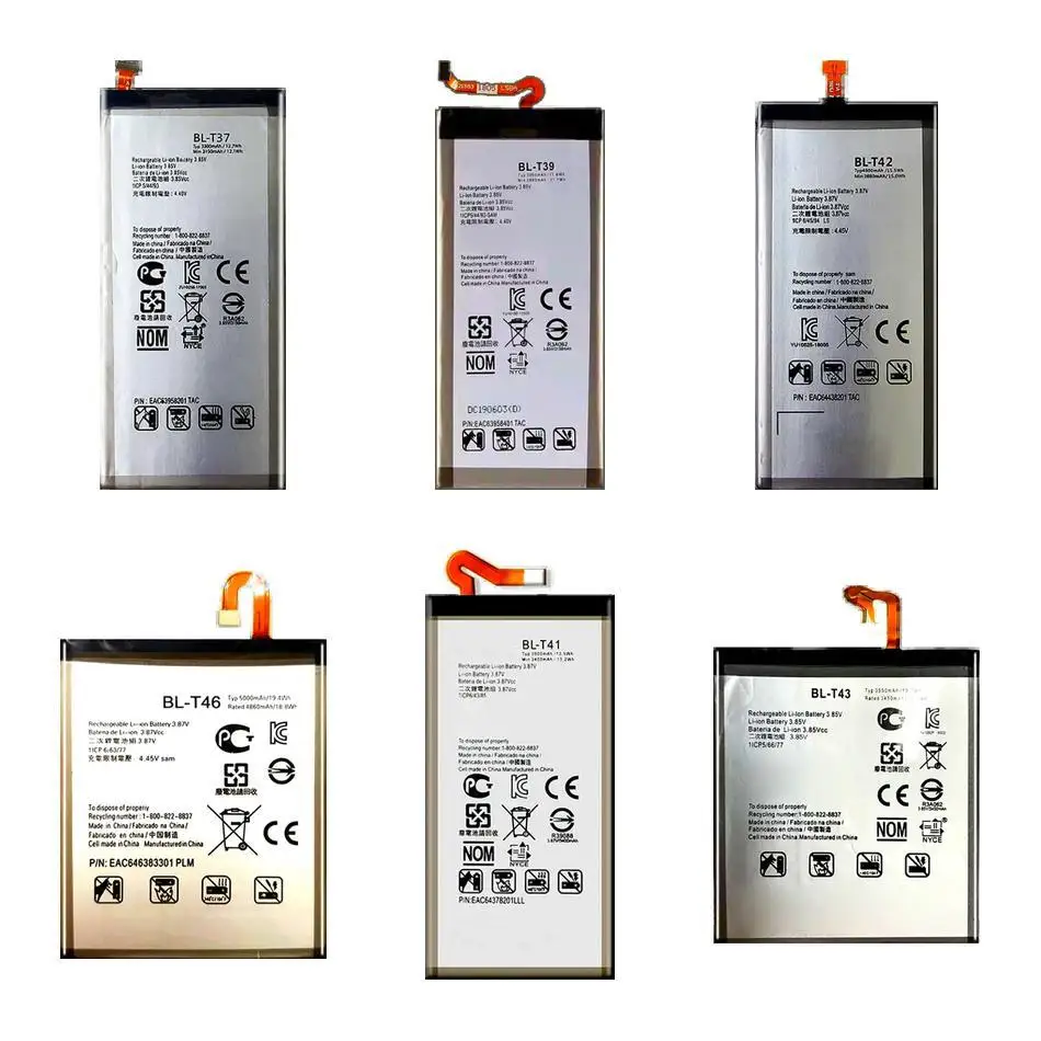 

BL-T43 BL-T41 BL-T39 Battery For LG G7 G8 G8s V40 V50 V60 Thinq G710 LM-G810 Lmg820qm7 Lmg820um1 Lmv600vm Q710 5G 2018