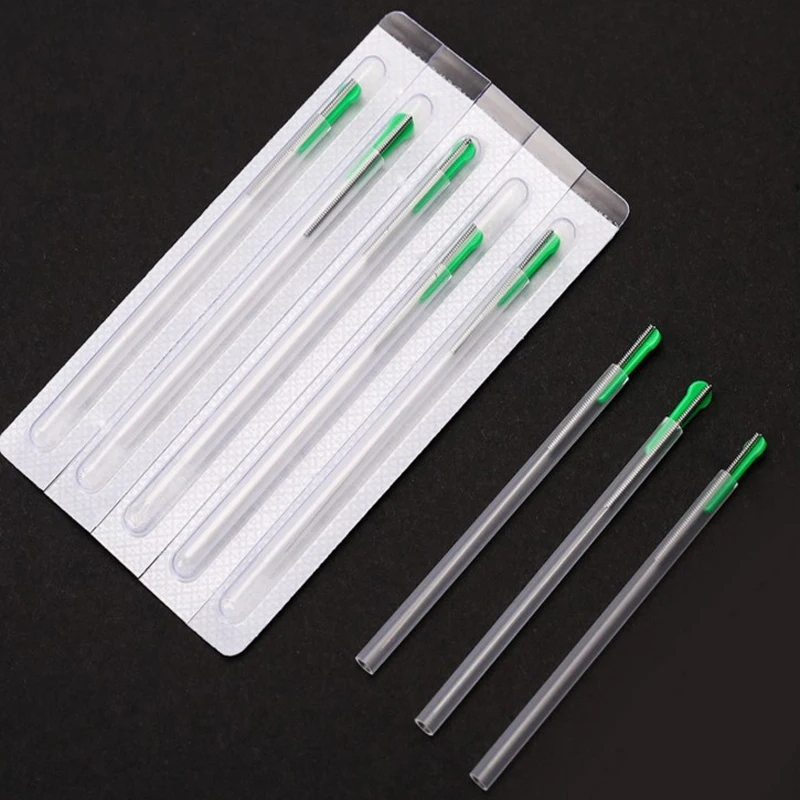 new 100pcsone needle with one guide tube beauty massage zhongyantaihe Sterile acupuncture needle disposable tube needle