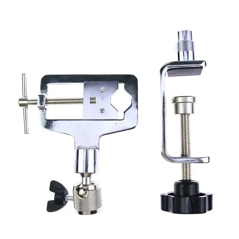 AB41-2X Practice Clamp Tool Metal Alloy Adjustable Locksmith Tool Softcover Type Practice Lock Vise Clamp