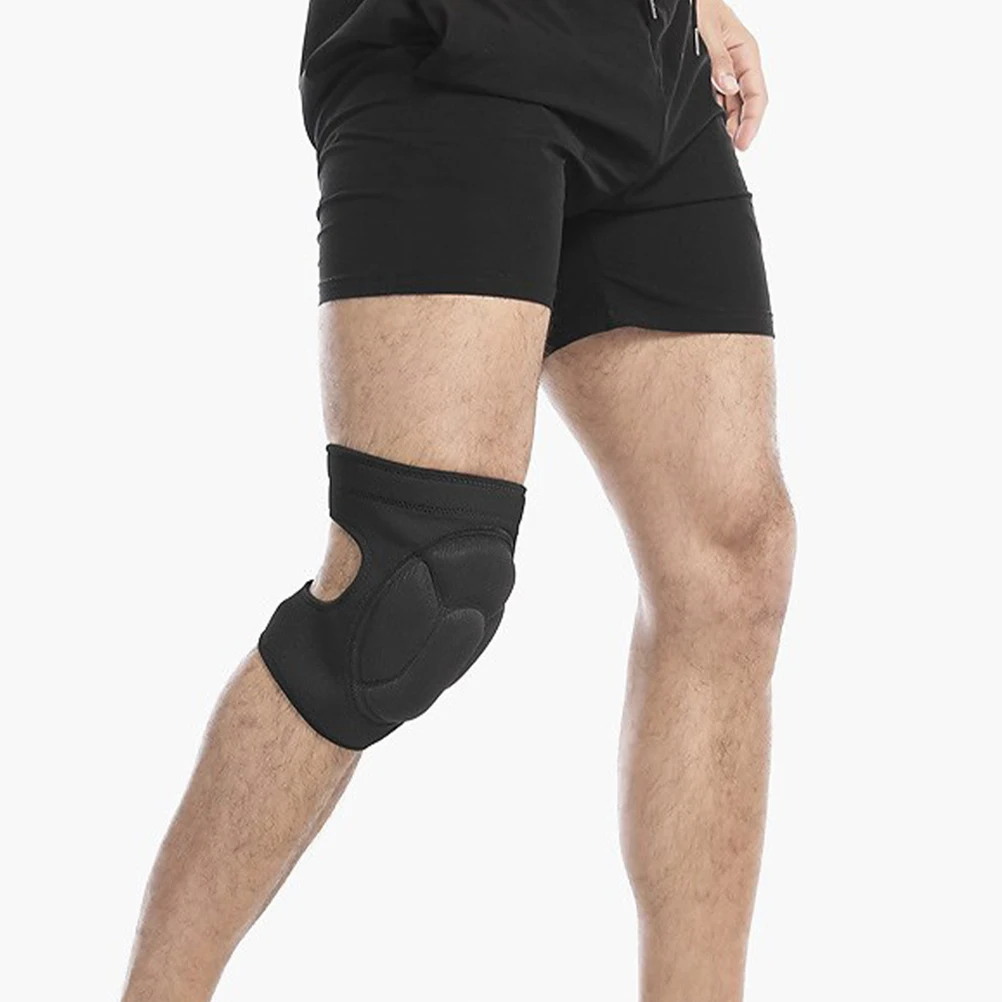 

2pcs Knee Brace SBR Cushion Sport Yoga Cycling Wrestling Running Basketball Portable Unisex Fit for Adults Large Size Easy