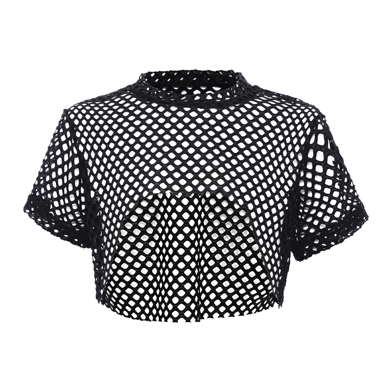 بدلة رياضية للتنس مكونة من قطعتين للفتيات الصغيرات، ملابس رياضية للياقة البدنية، بلوزة قصيرة شبكية مجوفة مع بذلة مطبوعة بحروف