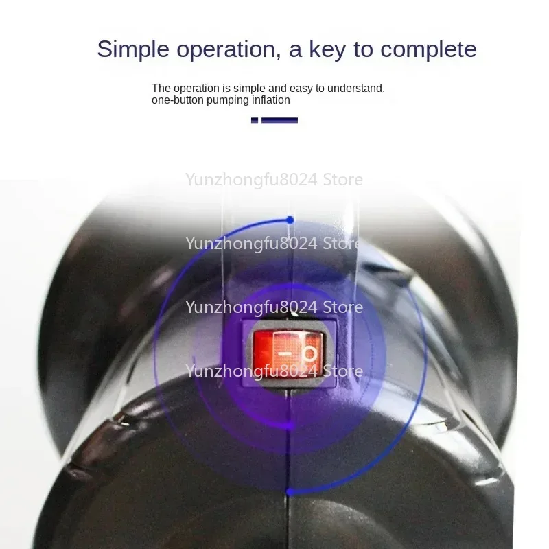

High Pressure Closed Air Inflator and Pump Dual Use ZJ106 1200W Electric Inflator Pump Amusement Air Model Pump