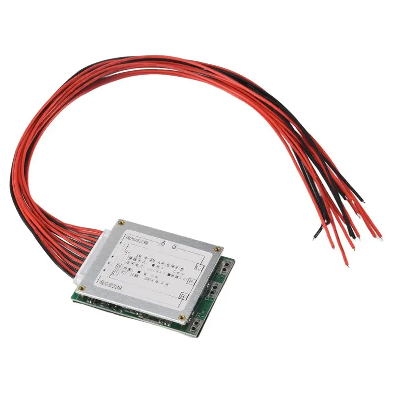 B04C-16S 48V 20A 18650 Lifepo4 Battery Protection Board BMS PCB With Balance For E-Bike Escooter