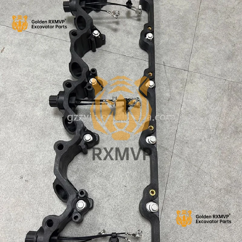 For Caterpillar 317-2717 Valve Cover C6.6 Excavator 320d 323d With Base Cap Bracket Gasket 4142x398