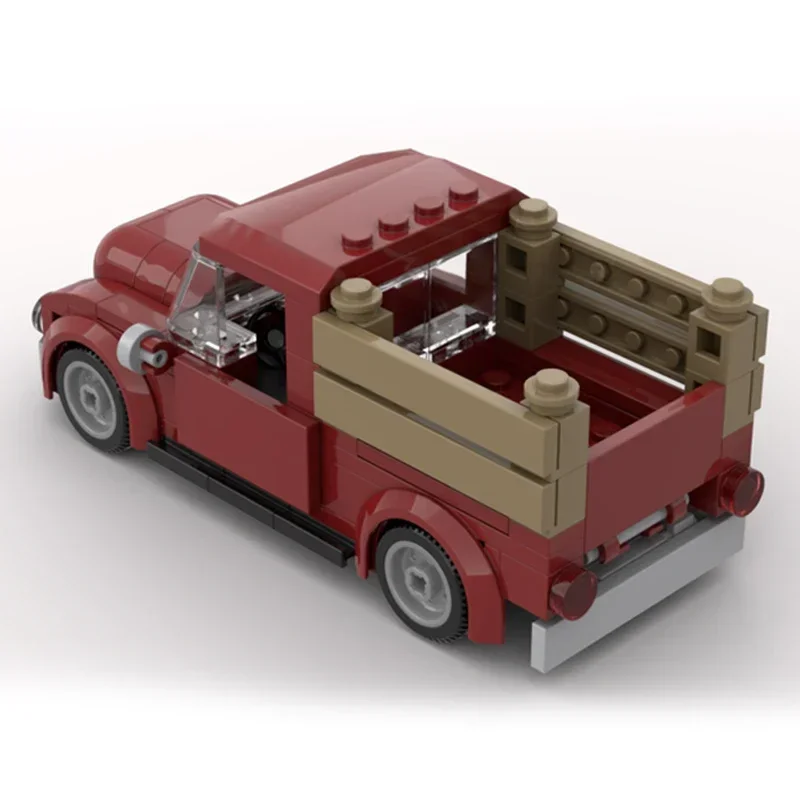 Technical Moc Bricks City Car Model 10290 Mini Classic Pickup Modular Building Blocks Gift Toys For Children DIY Sets Assembling