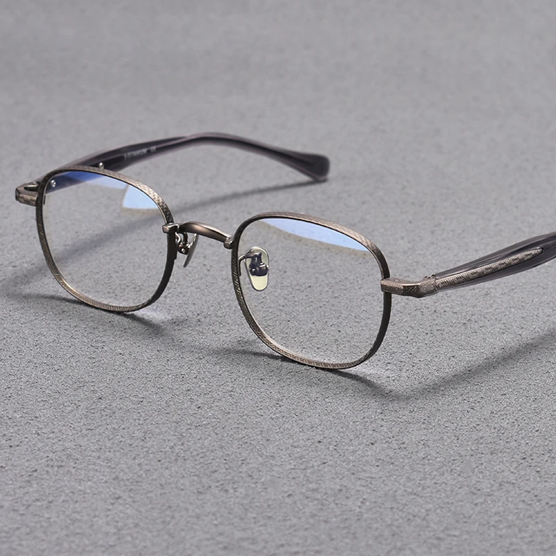 

Vintage Titanium Acetate Optical Glasses Frame Men Ultralight Square Retro Prescription Eyeglasses Women Full Rim Myopia Eyewear