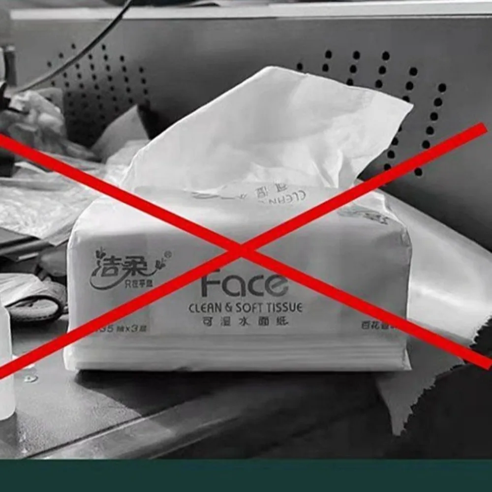 Luxury Leather Tissue Box Car Interior Pull-down Pocket Tissue Storage Box Multi-functional Paper Holder