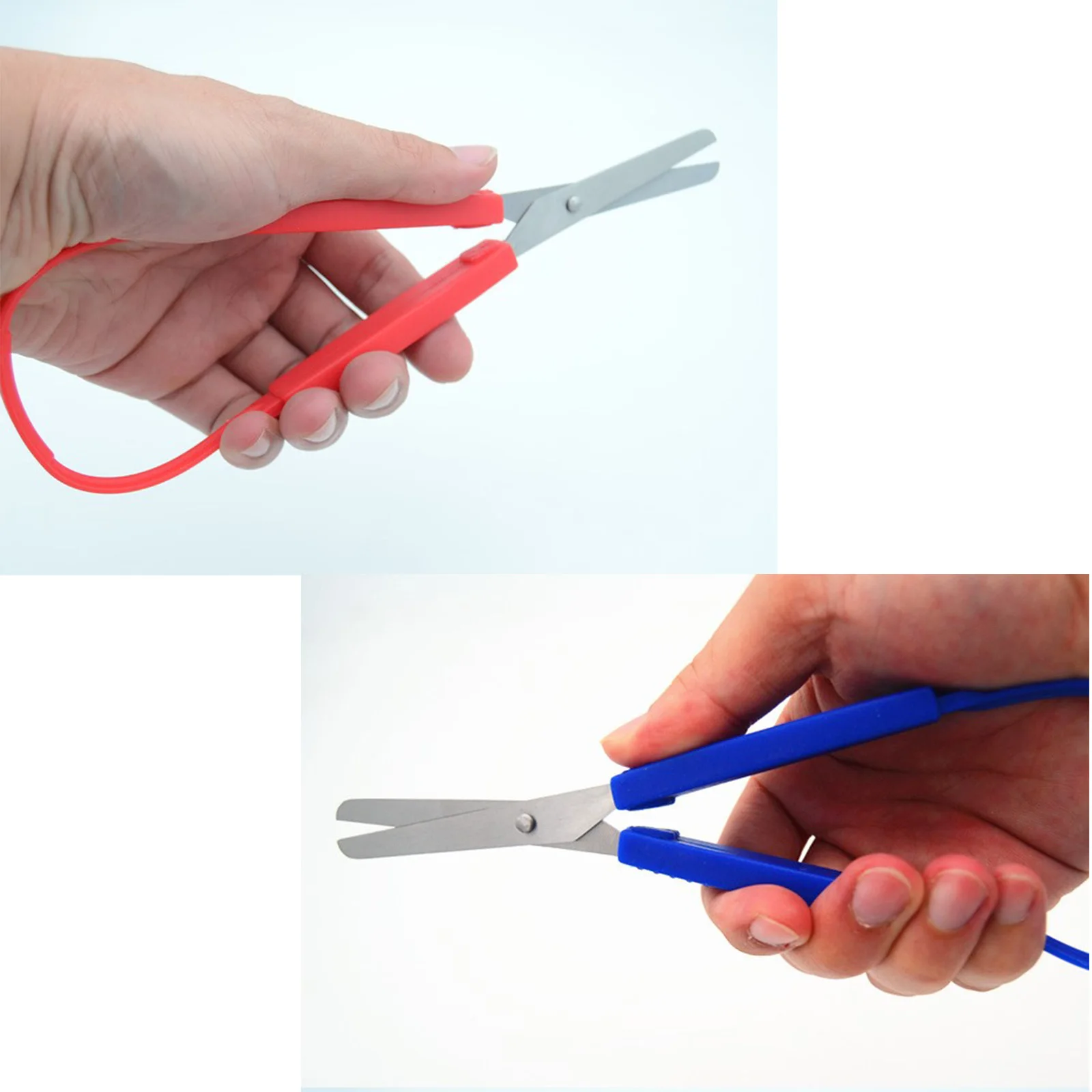 Funny Loop Scissors for Kids Teens Adults Golden Scissors Household Cutting Tools Office Ribbon-cutting Cutter Tailor Scissors