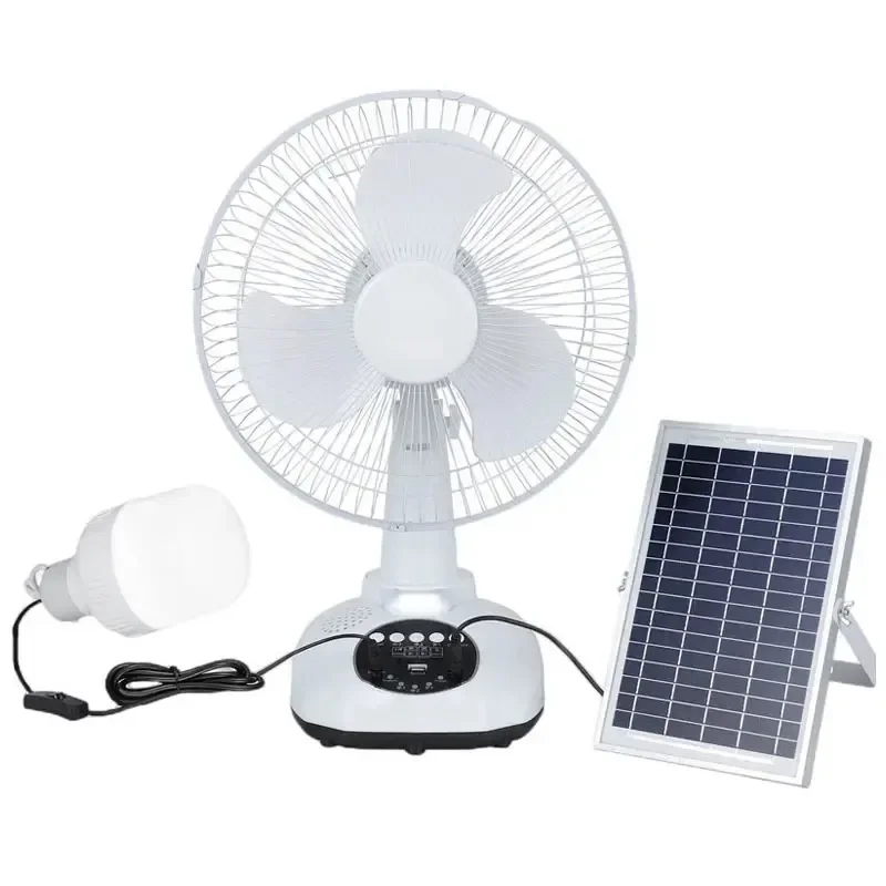 fan suppliers 16ft 18 inch portable electric rechargeable solar Ac Dc stand pedestal  with light