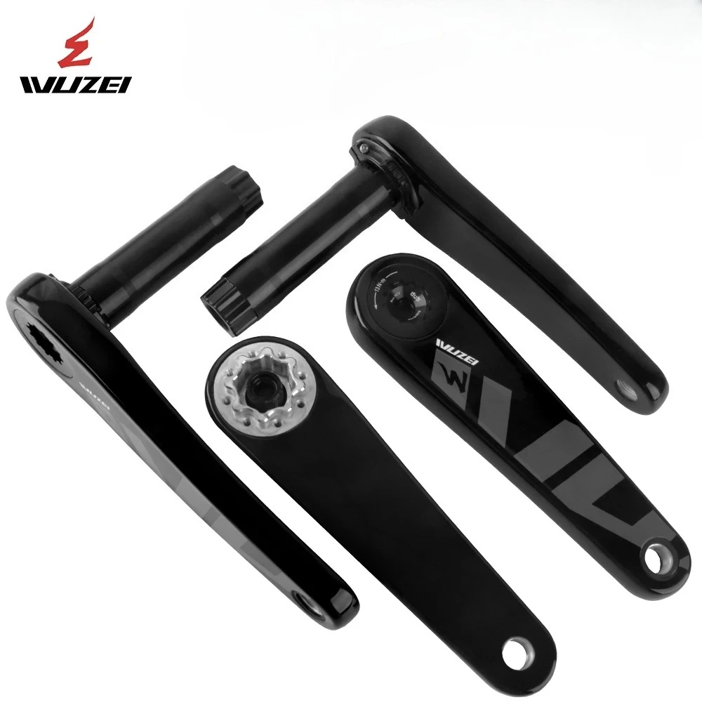 

WUZEI Ultra Light Carbon Fiber Road Bike Crankset - 165/170mm 11/12S Hollow Tech Anti-Corrosion High Strength
