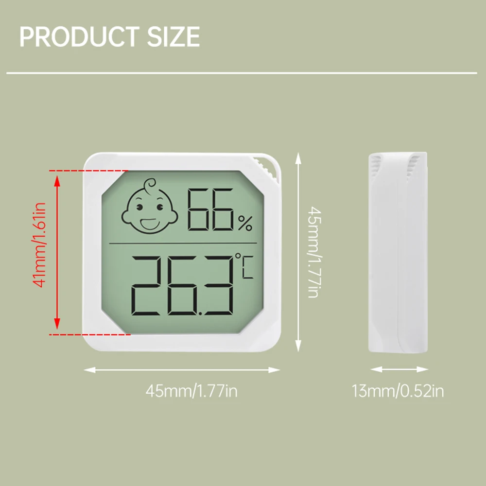 Cyfrowy termometr LCD Higrometr Miernik temperatury i wilgotności Czujnik Stacja pogodowa dla domu