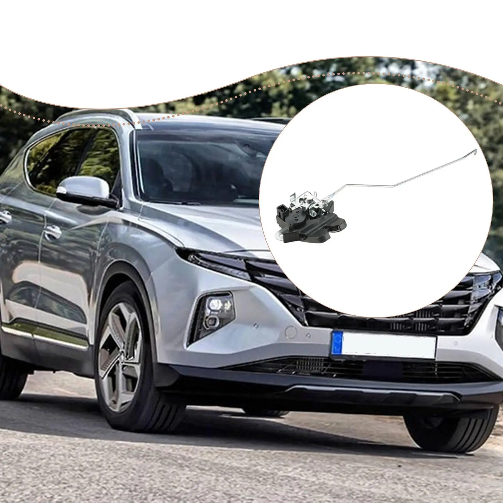 

Tailgate Lock Assembly 812303K001 Easily Install Professional Heavy Duty Automobile Accessory Spare Parts Replacement