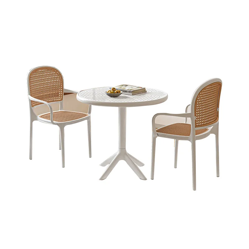 Nordic Living Room Outdoor Restaurant Coffee Shop Furniture Price Plastic Modern Dining Tables