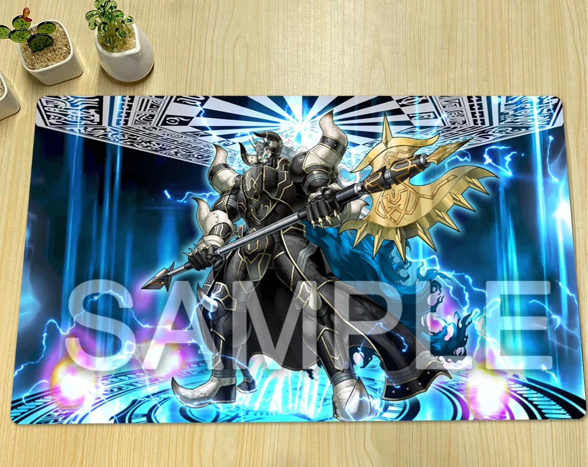 YuGiOh Demise, Supreme King of Armageddon TCG Mat CCG Playmat Board Game Trading Card Game Mat Rubber Gaming Mouse Pad Free Bag