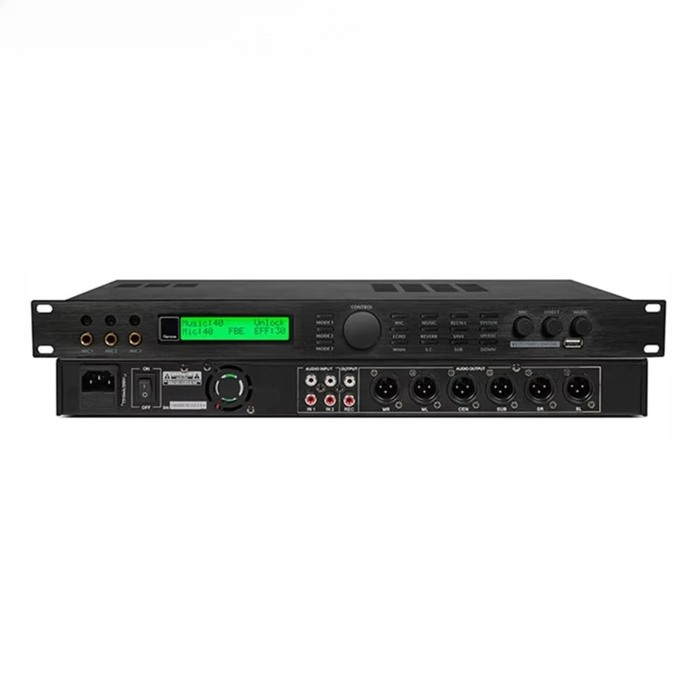 K-6000 Audio Sound Equipment With Advanced Reverberation And Multi-Effect DSP Professional Digital Audio Processor