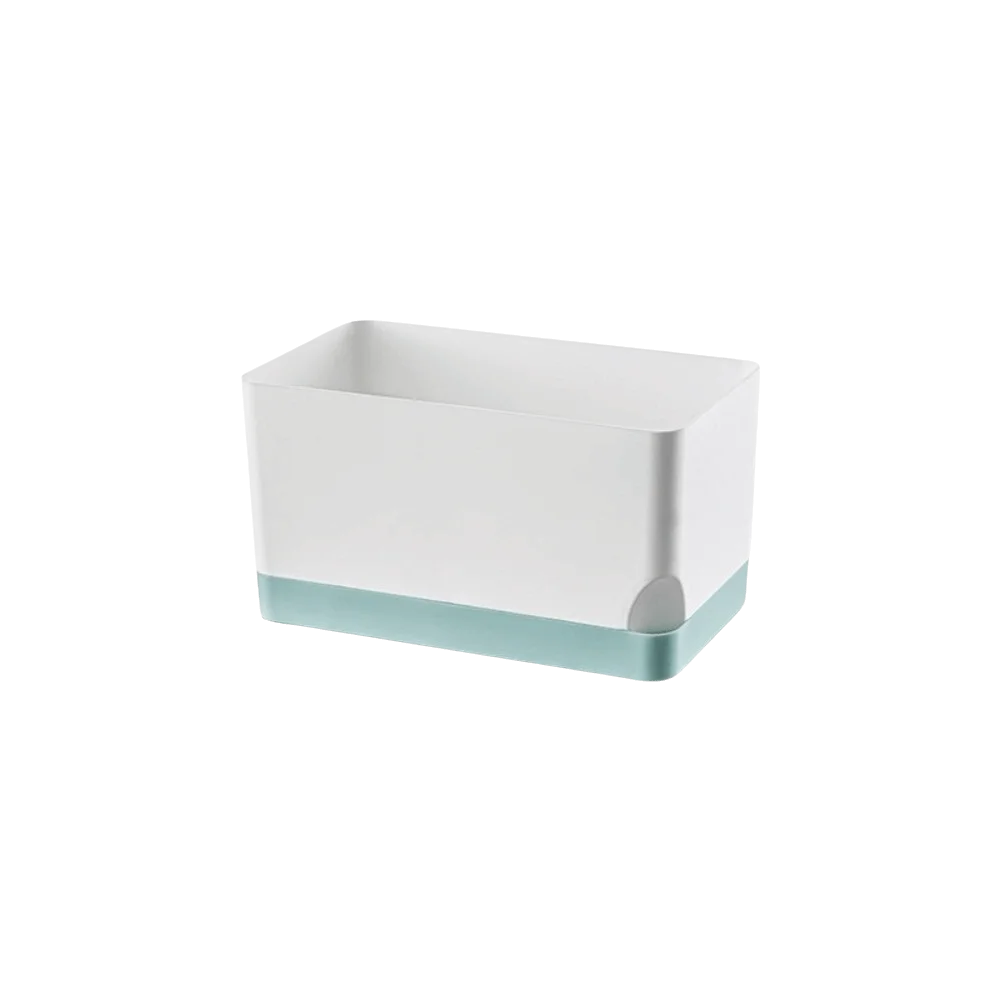 Square Shape Self Watering Plant Pots Drainage Hole Patchwork Flower Planters Plastic 2-Layer Design Plant Pots Balcony
