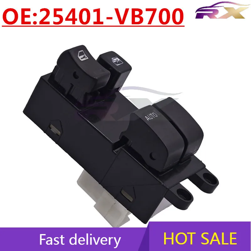 

OEM:25401-VB700 Suitable for Nissan Terrano I Automobile I electric window glass lifter button switch