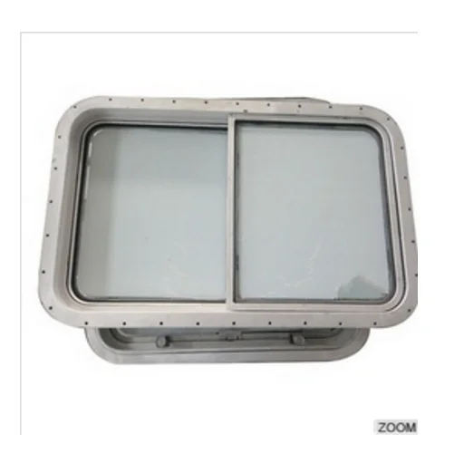 Marine Boat Fireproof Waterproof Aluminum Frame Sliding Window With Tempered Glass Round Corners Certified CCS/DNV/BV/LR/KR/NK