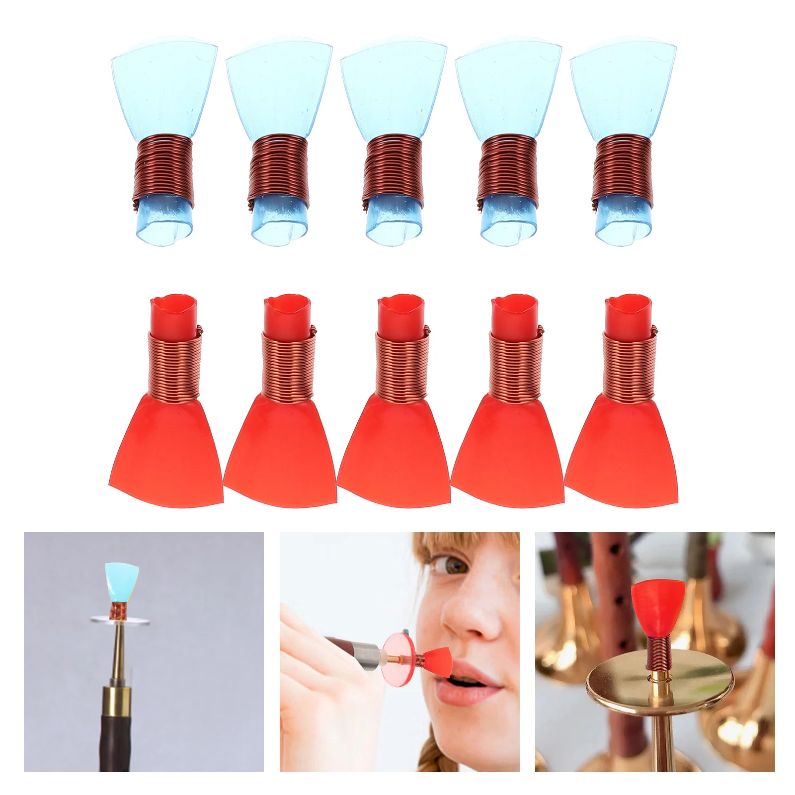 10 Pcs Suona Whistle Simple Accessories Reeds for Instrument Musical Instruments Hand Tool Plastic