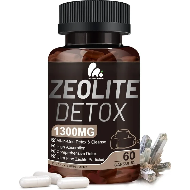 Las cápsulas de limpieza de zeolita con carbón activado, bentonita, cúrcuma y probióticos: apoyo para la salud intestinal