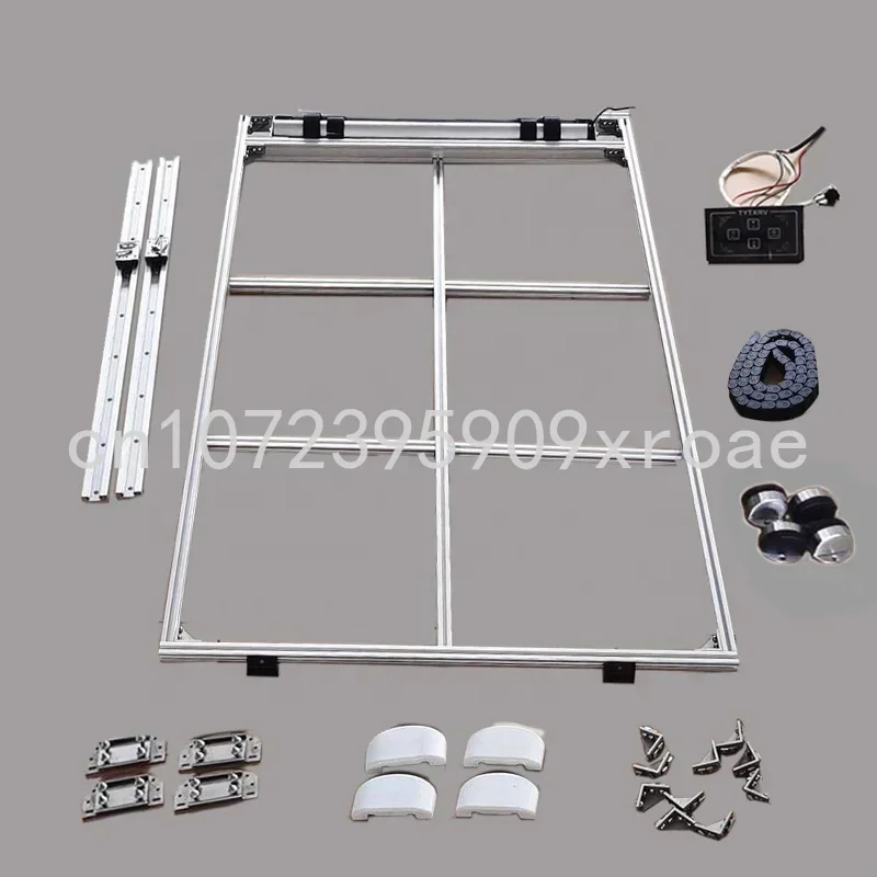 Adjustable Electric Lifting Bed for RV Caravan, Motorhome, Aluminum Profile Bed, Intelligence Bed