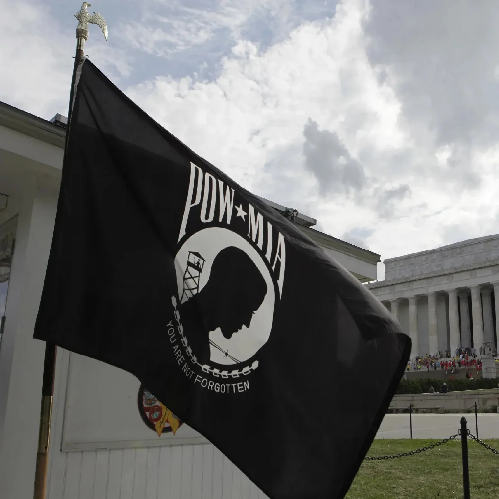 FLAGLINK 90x150 cm You Are Not Forgotten Prisoner Of War POW MIA Flag For Decoration