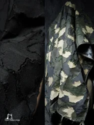 Camouflage raw edges, jacquard, color blocks, reconstituted reconstituted texture, designer fabrics for autumn and winter