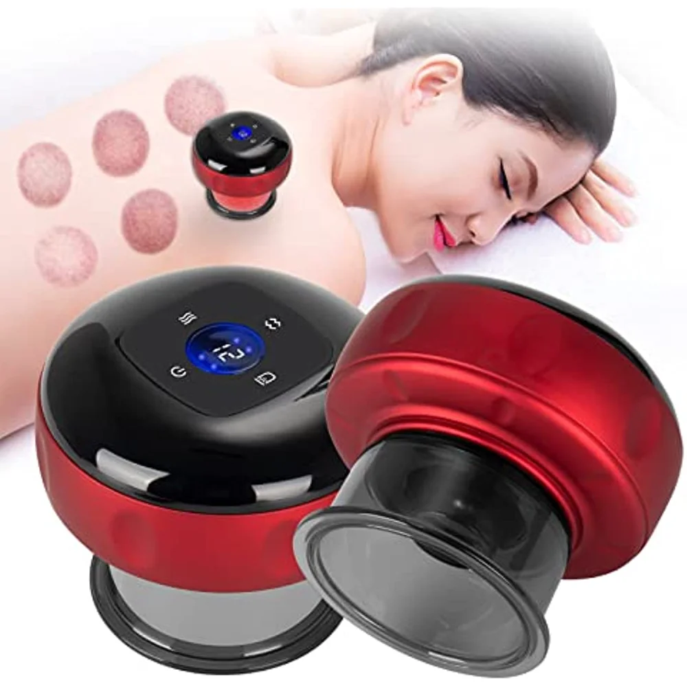 

3 in 1 Heating Vacuum Therapy Machine Smart Dynamic Cupping Therapy Device Cellulite Massager Electric Gua Sha Massage Tools