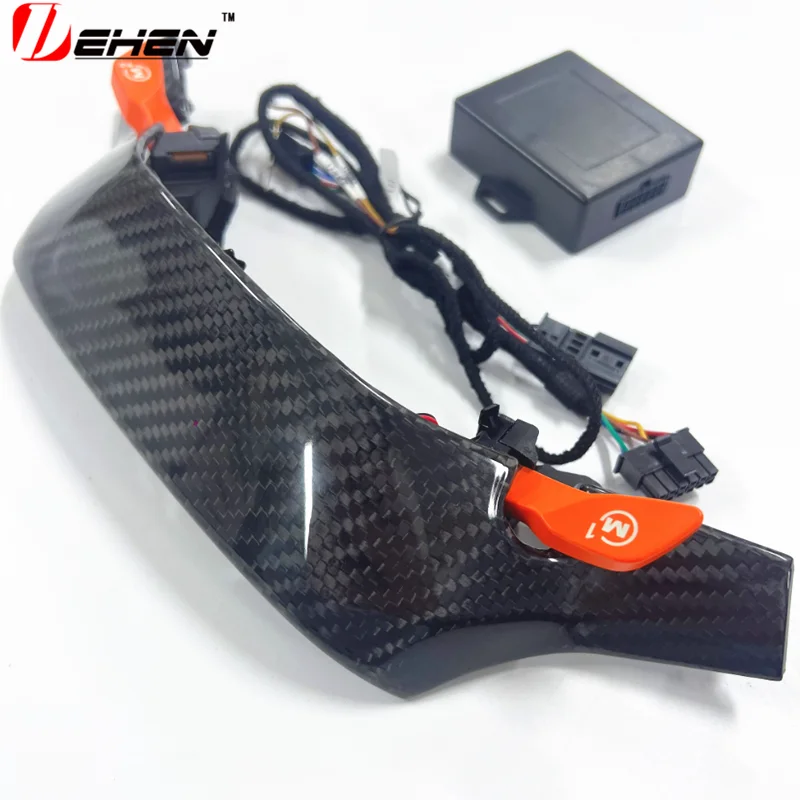 

Чехол на руль из углеродного волокна для спортивных моделей BMW X3M X4M X5M, таких как G20 G26 G30 G32 G12 G14 G15 G01 G02 G80 G82 G87 F90