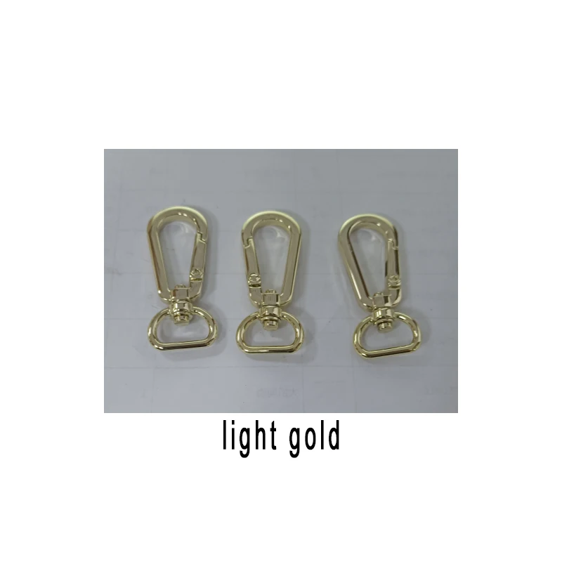 20-100 pieces 3 size 4 colors 13-16-19mm Metal Bags Strap Buckles Lobster Clasp Collar Carabiner Snap Hook