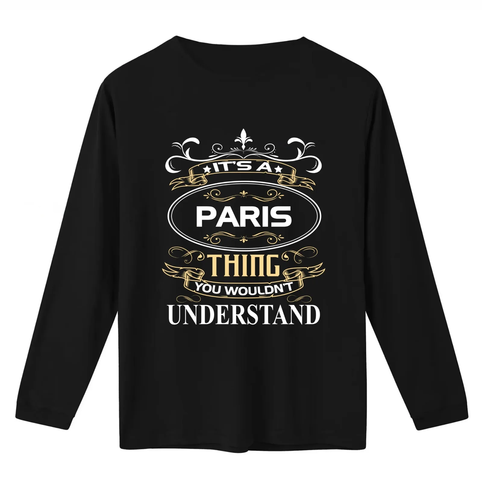 Paris Name Shirt It's A Paris Thing You Wouldn't Understand T-Shirt Summer Casual Cotton Tee Oversized Streetwear Tops
