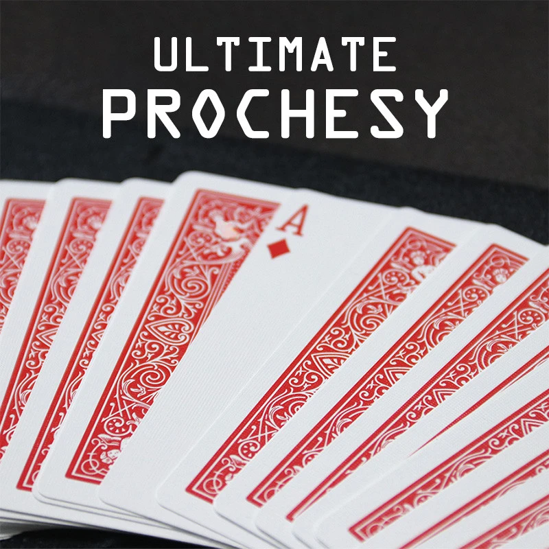 Ultimate Prophesy Magic Tricks for Professional Magicians Poker Cards Prediction Mentalism Illusions Close up Magic Props Street