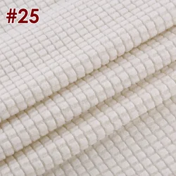 Polar Fleece Plaid DIY Fabric Thickened Elasticity By the Meter for Sofa Covers DIY Sewing Solid Color Plaid Winter Warm Textile