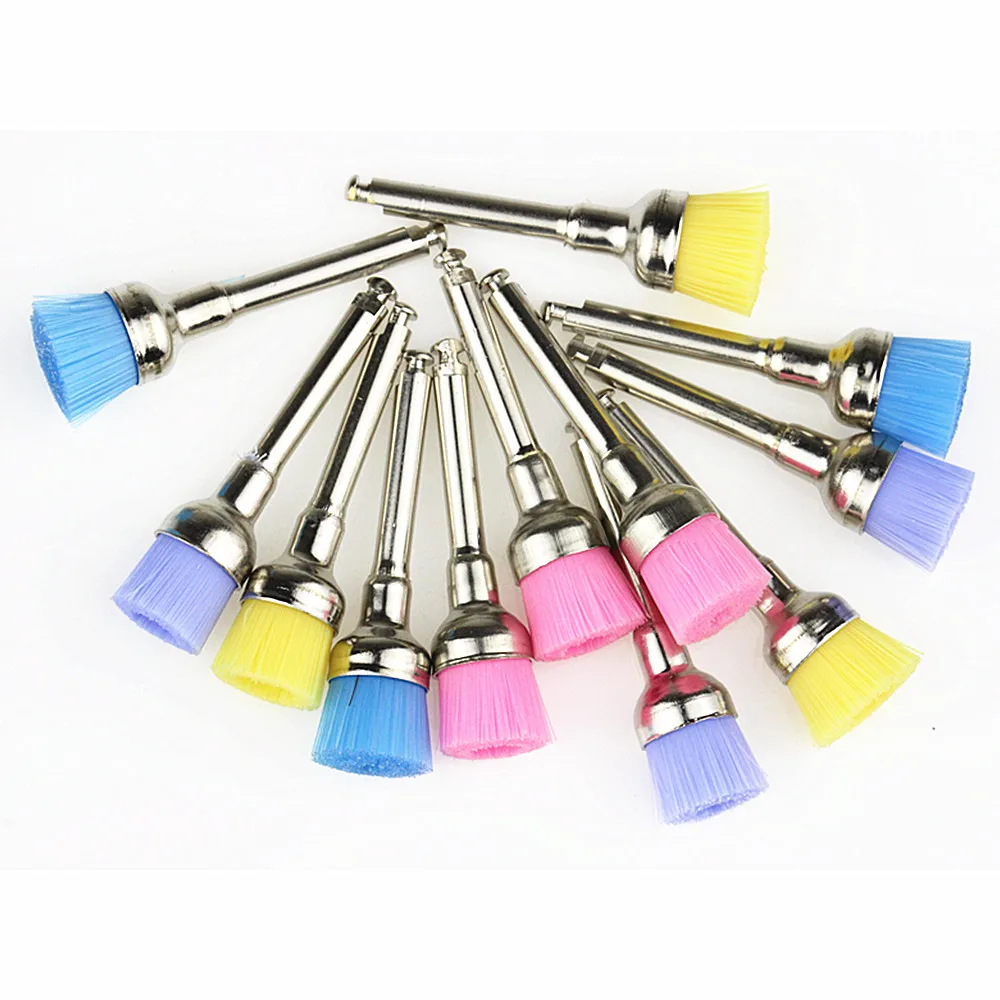 

20Pcs/Bag Dental Polisher Prophy Nylon Latch Small Flat Sharp Polishing Prophylaxis Brushes Dental Lab Dental Care Brush